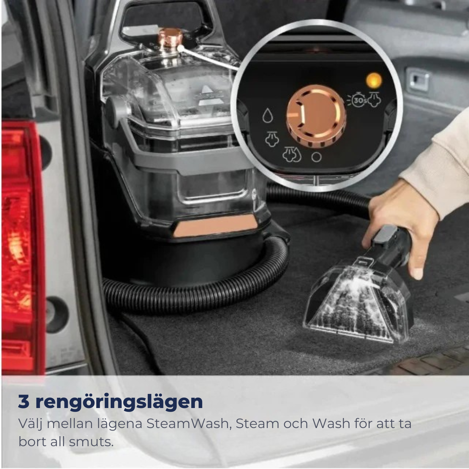 CleanJet™ Bärbar Mattoch Klädselrengörare