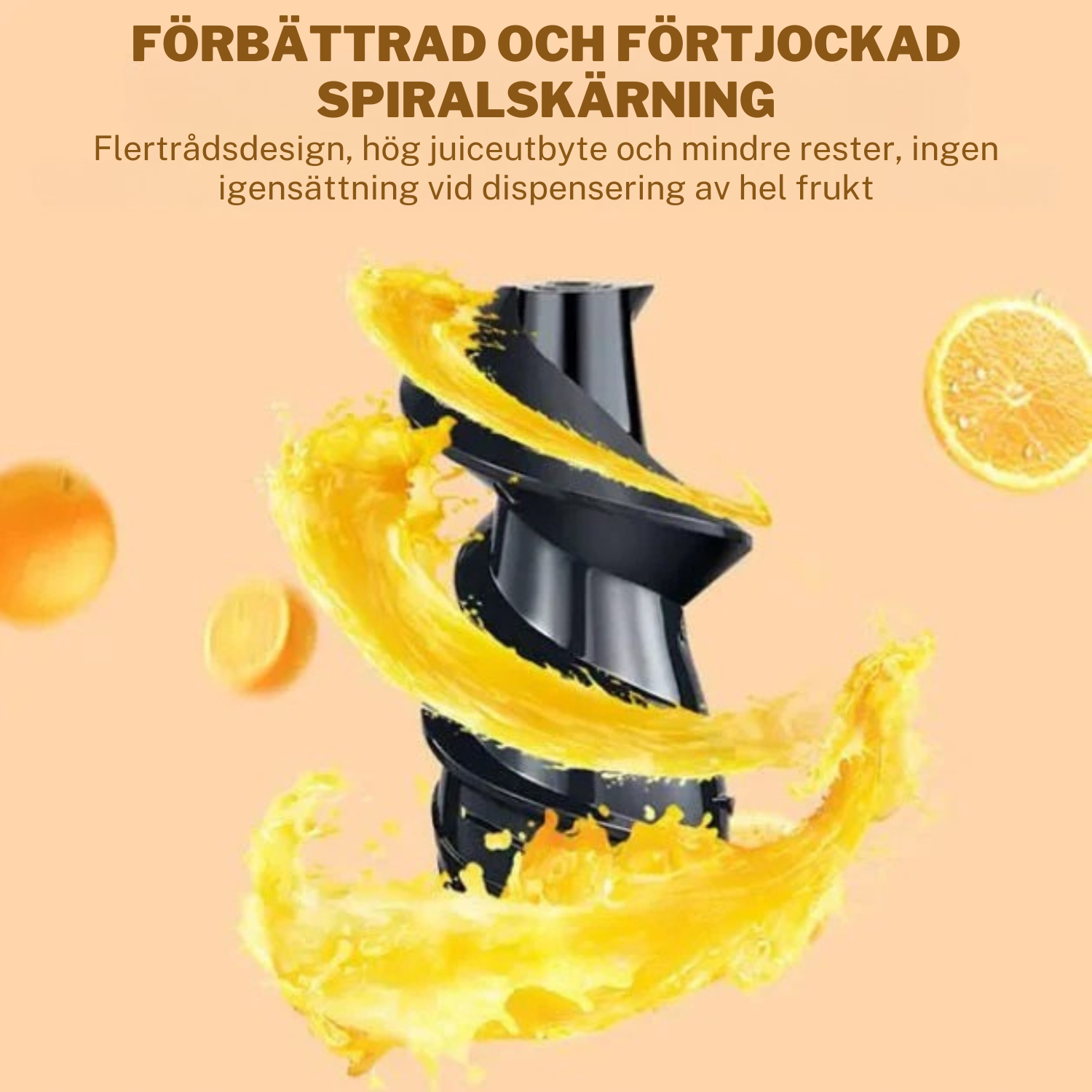 SqueezeGo™ Automatisk juicepress