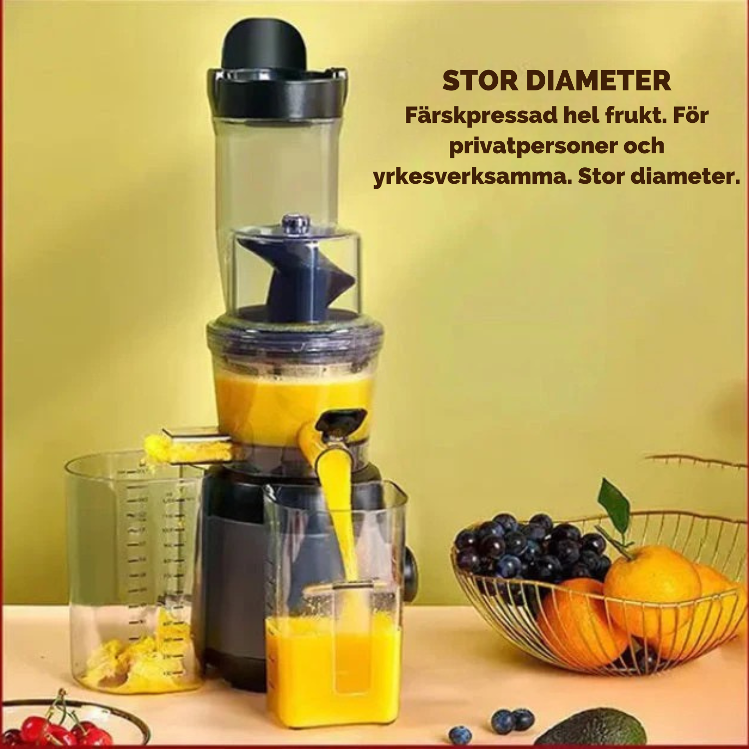 SqueezeGo™ Automatisk juicepress
